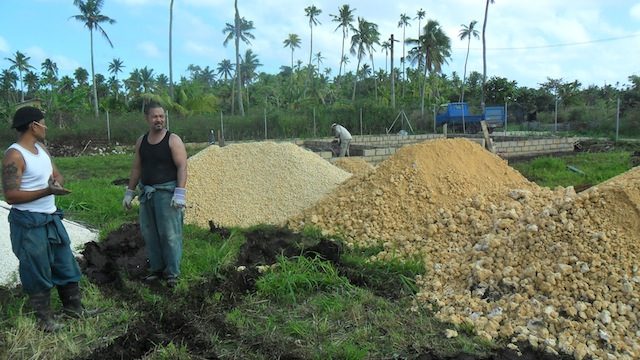 Preparing footings