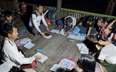 The Journey of Grace in Refugee Camp through Jesus Film Team