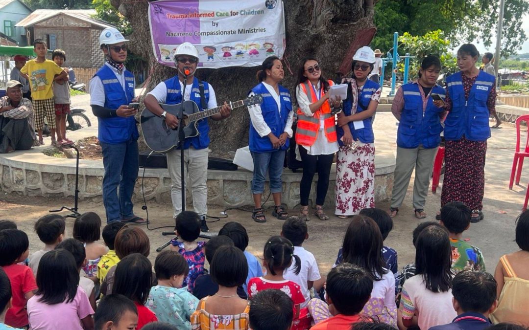 Myanmar Central District continues relief efforts through trauma debriefing