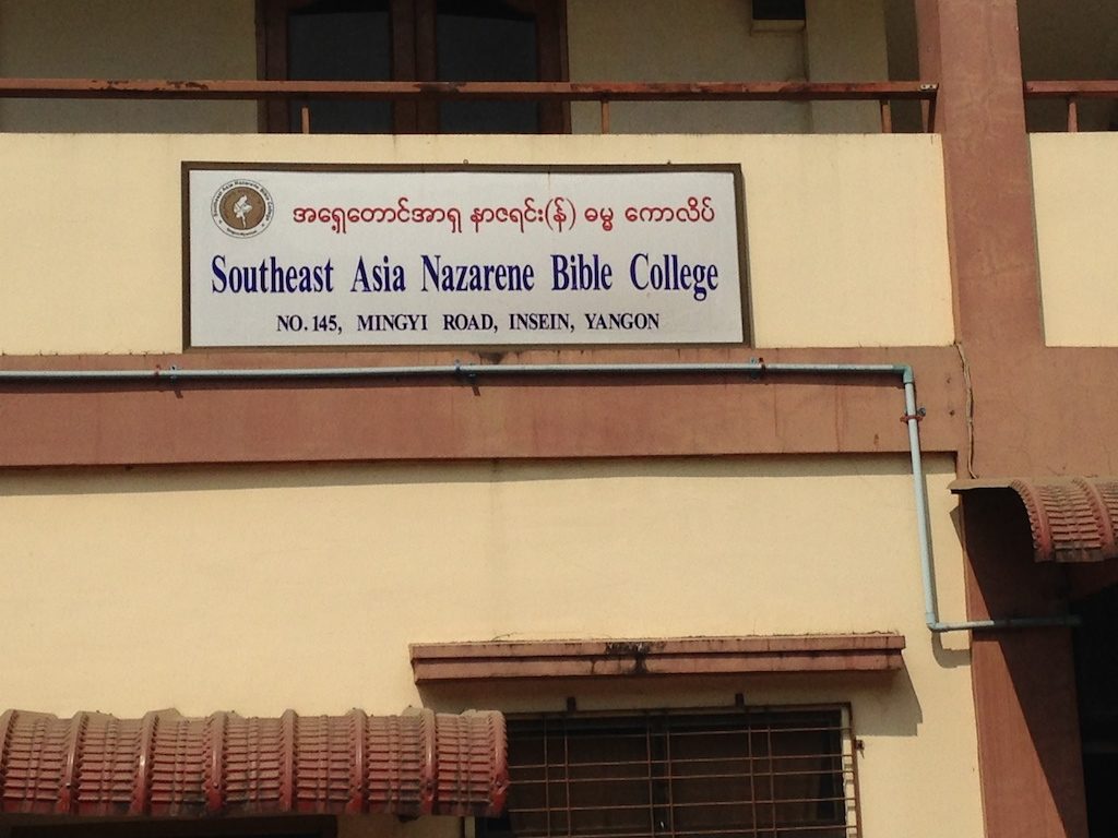 Southeast Asia Nazarene Bible College, Myanmar.