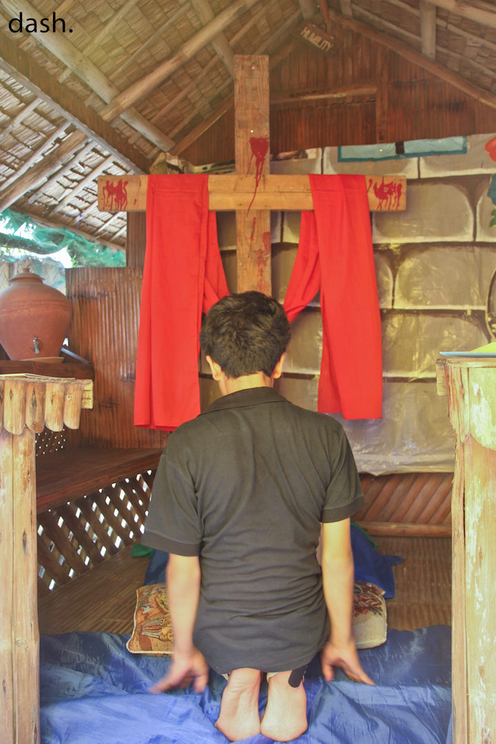 Prayer booth.