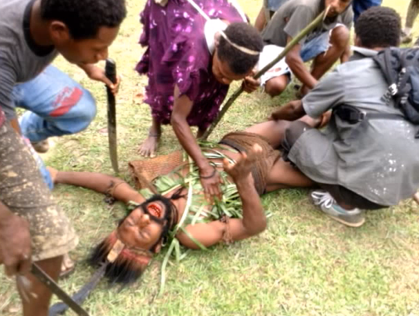 Tribal fighting is an all-to-common occurrence in PNG. 