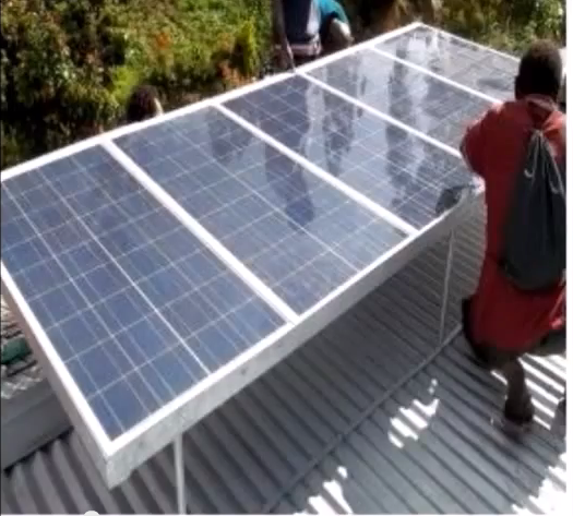 Solar Power brings life saving electricity to Highlands.
