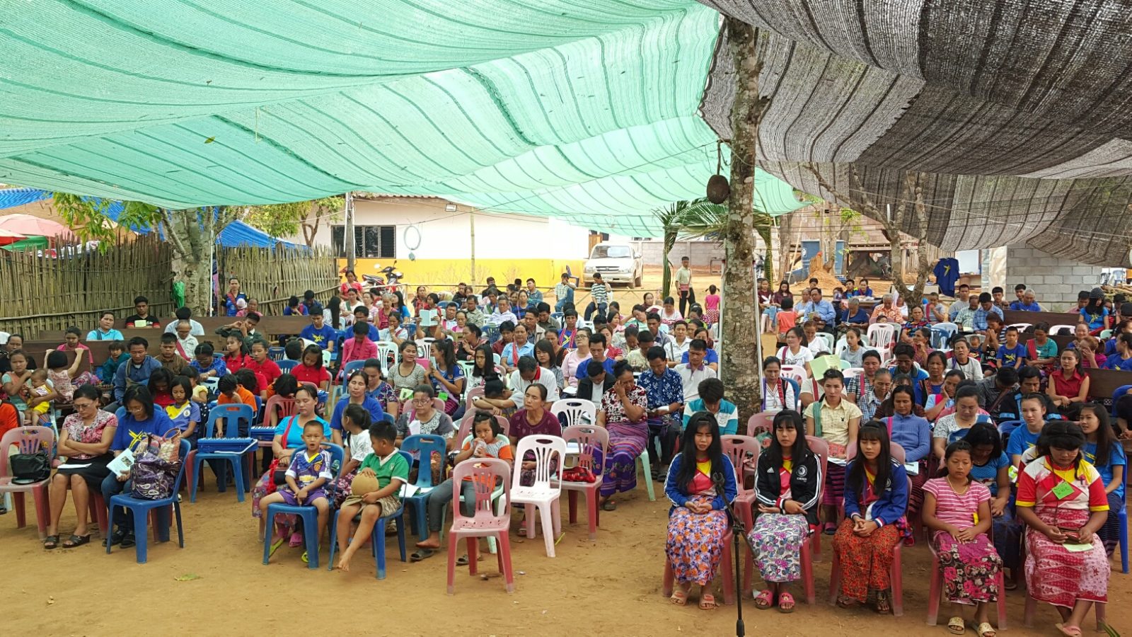 Tent Meeting Group Photo